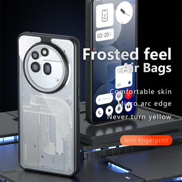 Armor Big Pore PC Hybrid TPU Clear Phone Case - For Nothing Phone (3a) Pro at MosAccessories.co.uk