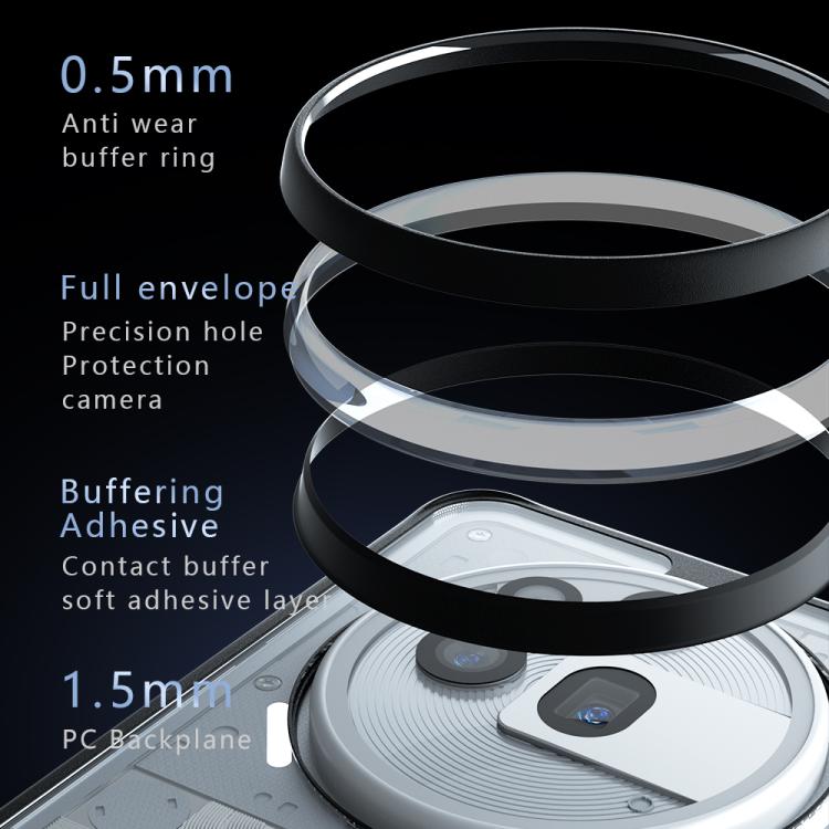 Armor Big Pore PC Hybrid TPU Clear Phone Case - For Nothing Phone (3a) Pro at MosAccessories.co.uk