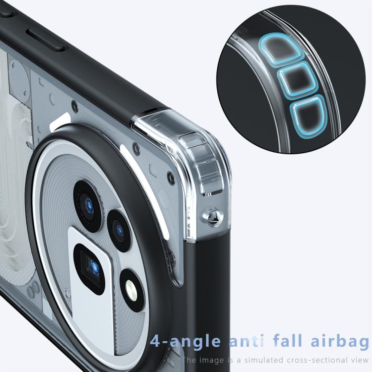 Armor Big Pore PC Hybrid TPU Clear Phone Case - For Nothing Phone (3a) Pro at MosAccessories.co.uk