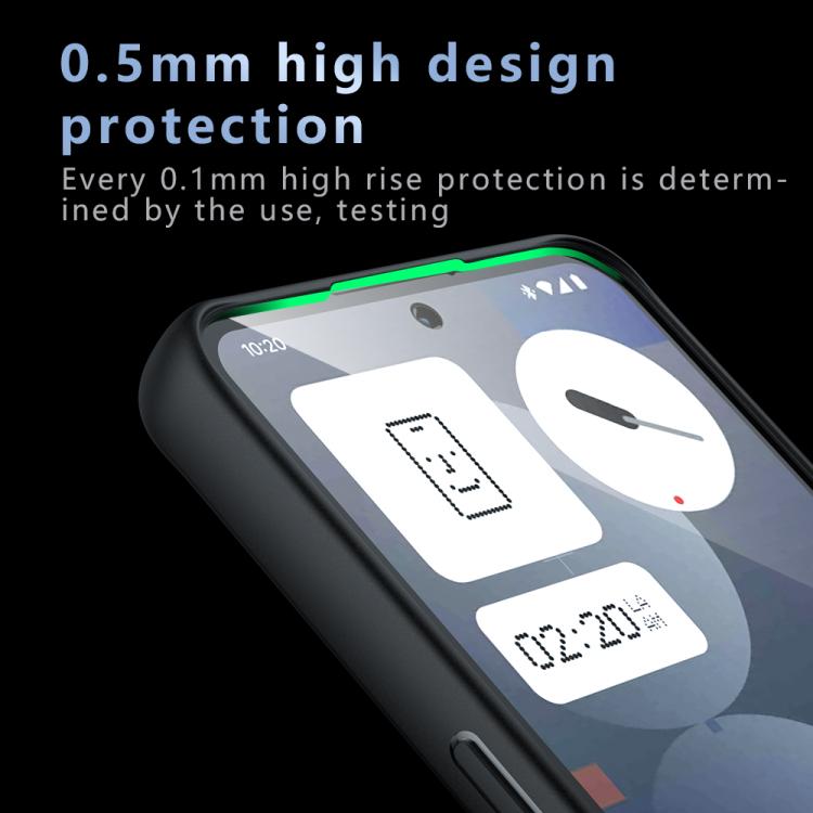 Armor Big Pore PC Hybrid TPU Clear Phone Case - For Nothing Phone (3a) Pro at MosAccessories.co.uk