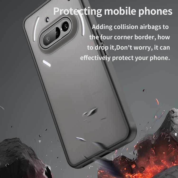 Fan Dun Series TPU Hybrid PC Frosted Phone Case - For Nothing Phone (3a) / (3a) Pro