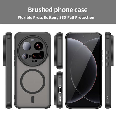 Fan Dun Series TPU Hybrid PC Frosted MagSafe Phone Case - For Xiaomi 15 Ultra