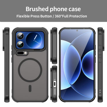 Fan Dun Series TPU Hybrid PC Frosted MagSafe Phone Case - For Xiaomi 15 Ultra