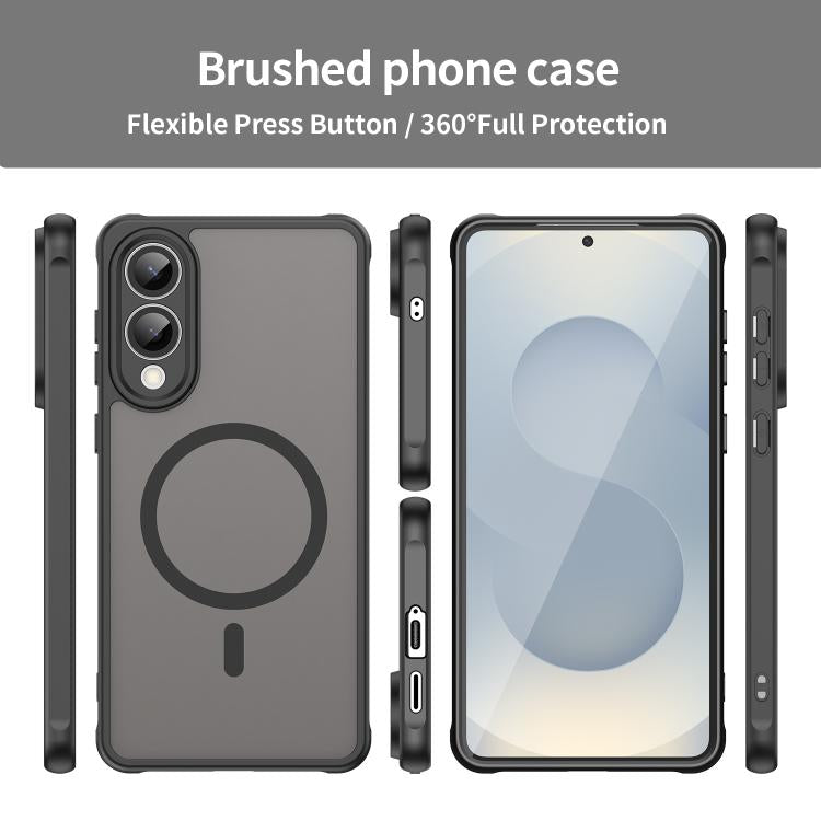 Fan Dun Series TPU Hybrid PC Frosted MagSafe Phone Case - For Samsung Galaxy S25 Series / S24 FE