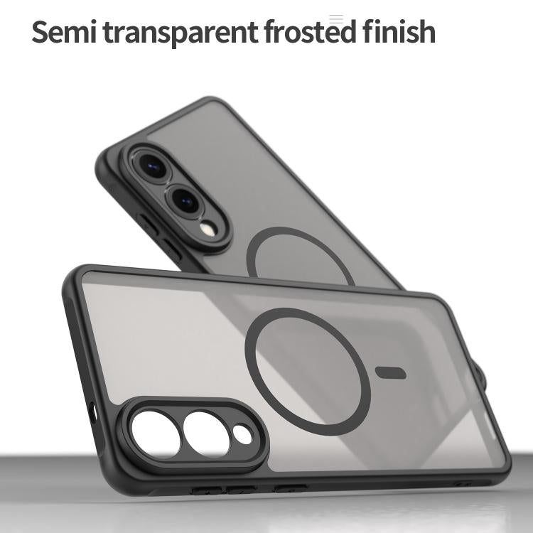 Fan Dun Series TPU Hybrid PC Frosted MagSafe Phone Case - For Samsung Galaxy S25 Series / S24 FE