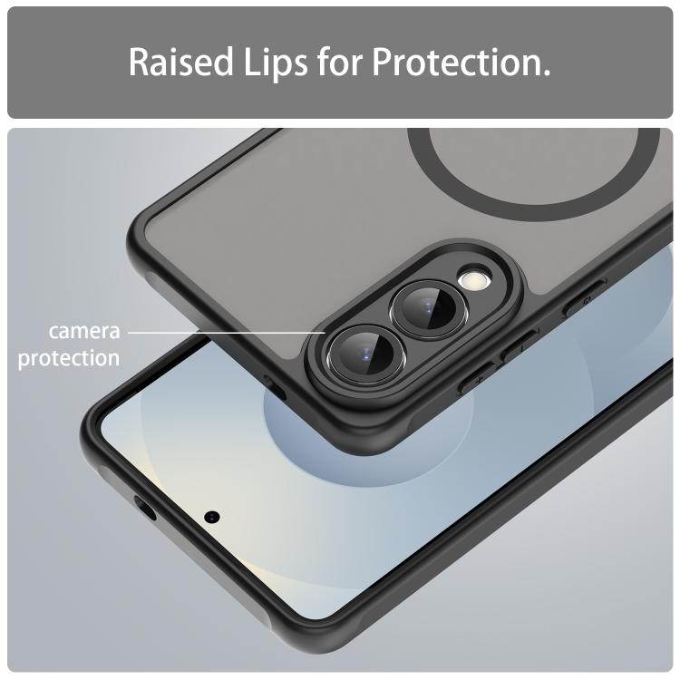 Fan Dun Series TPU Hybrid PC Frosted MagSafe Phone Case - For Samsung Galaxy S25 Series / S24 FE