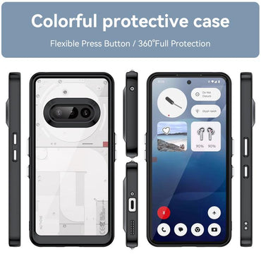 Colourful Series Acrylic Hybrid TPU Phone Case - For Nothing Phone (3a)