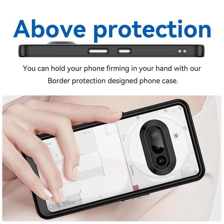 Colourful Series Acrylic Hybrid TPU Phone Case - For Nothing Phone (3a)