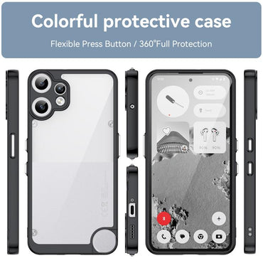 Colourful Series Acrylic Hybrid TPU Phone Case - For Nothing Phone (3a) / CMF Phone 2 Pro
