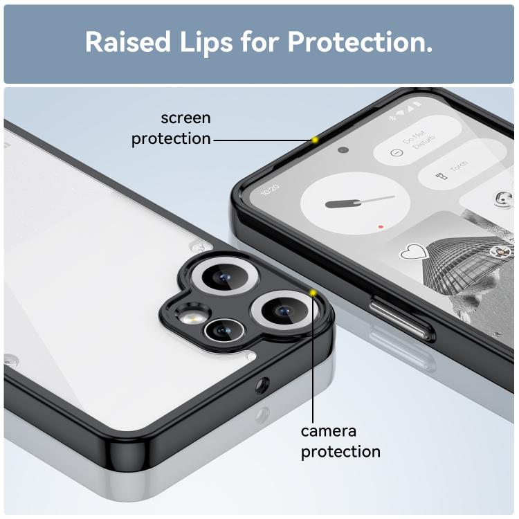 Colourful Series Acrylic Hybrid TPU Phone Case - For Nothing Phone (3a) / CMF Phone 2 Pro