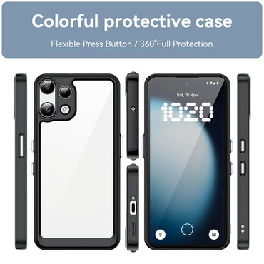 Colourful Series Acrylic Hybrid TPU Phone Case - For Nothing Phone (3a) / CMF Phone 2 Pro