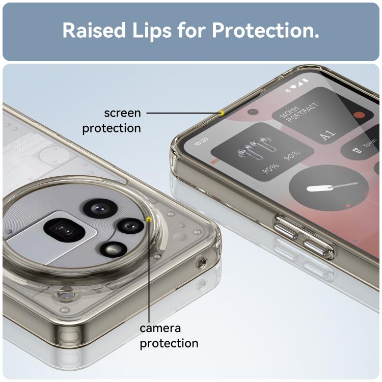 Colourful Series Acrylic Hybrid TPU Phone Case - For Nothing Phone (3a) Pro