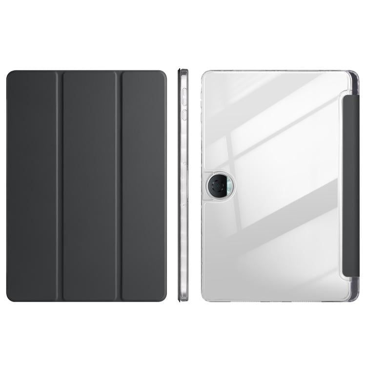 3-Fold Clear Acrylic PU Leather Tablet Case - For Honor Pad 9