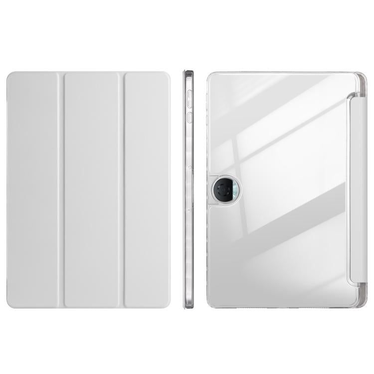 3-Fold Clear Acrylic PU Leather Tablet Case - For Honor Pad 9