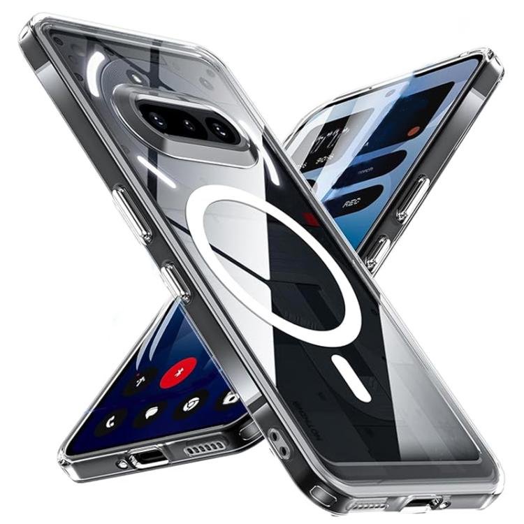 Crystal Clear MagSafe Shockproof Phone Case - For Nothing Phone (3a) / (3a) Pro