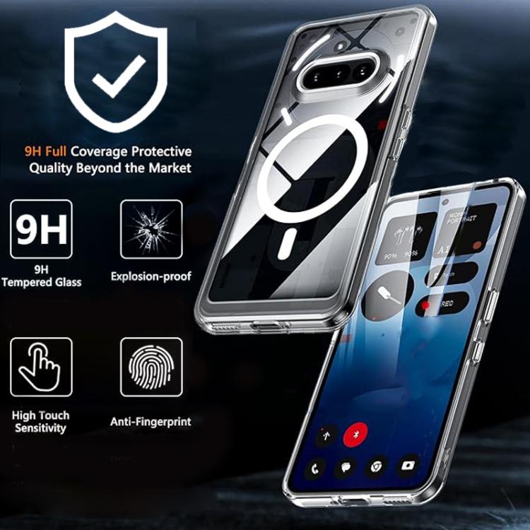Crystal Clear MagSafe Shockproof Phone Case - For Nothing Phone (3a) / (3a) Pro