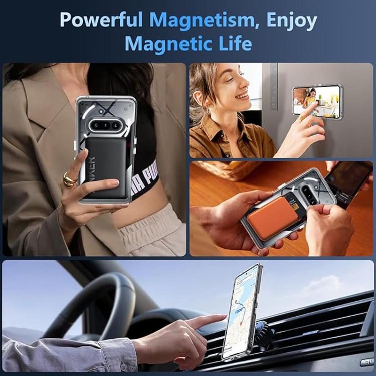 Crystal Clear MagSafe Shockproof Phone Case - For Nothing Phone (3a) / (3a) Pro