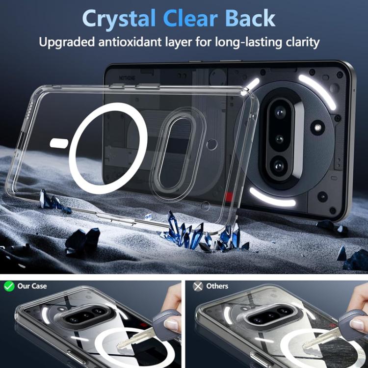 Crystal Clear MagSafe Shockproof Phone Case - For Nothing Phone (3a) / (3a) Pro