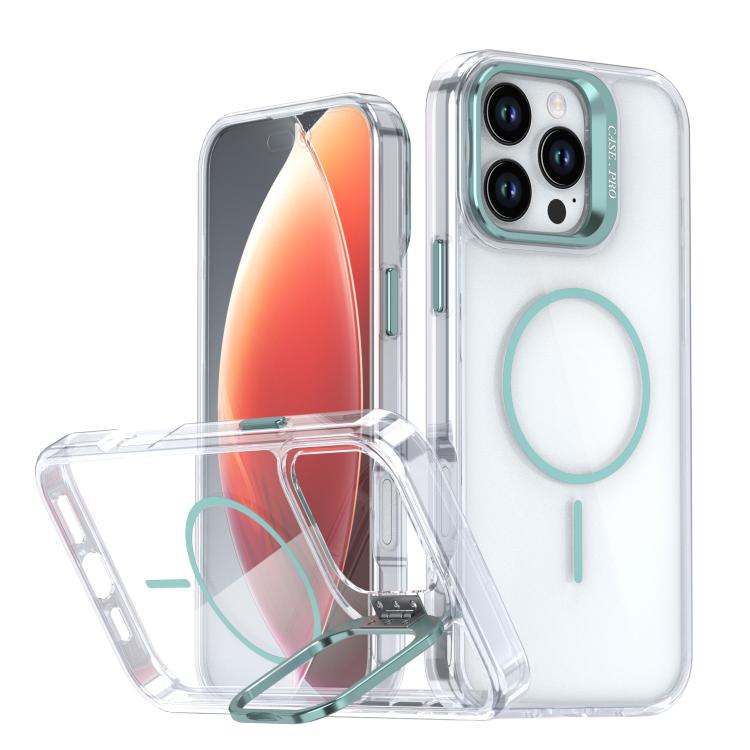 Bright Colour Clear MagSafe Lens Frame Holder Phone Case - For iPhone 16e / 16 Pro Max / 16 Pro / 16 Plus