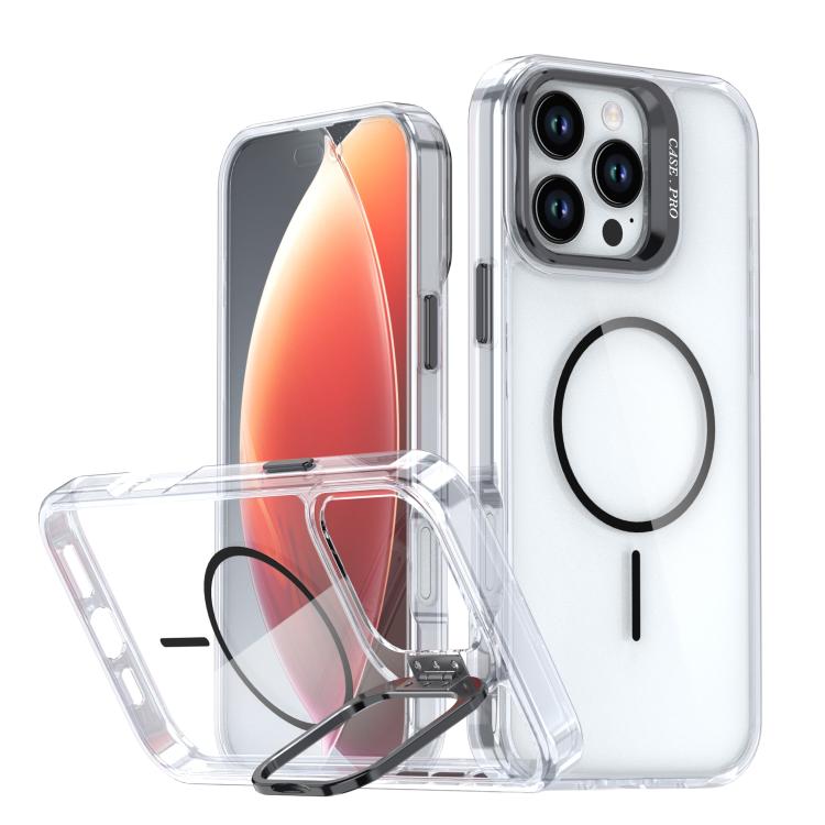 Bright Colour Clear MagSafe Lens Frame Holder Phone Case - For iPhone 16e / 16 Pro Max / 16 Pro / 16 Plus