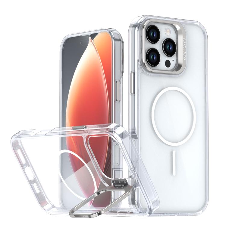 Bright Colour Clear MagSafe Lens Frame Holder Phone Case - For iPhone 16e / 16 Pro Max / 16 Pro / 16 Plus