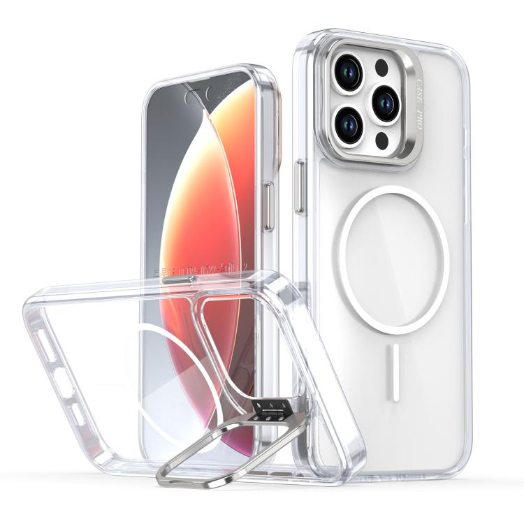 Bright Colour Clear MagSafe Lens Frame Holder Phone Case - For iPhone 14 Pro Max / 13 Pro Max / 13 Pro / 12 / 12 Pro