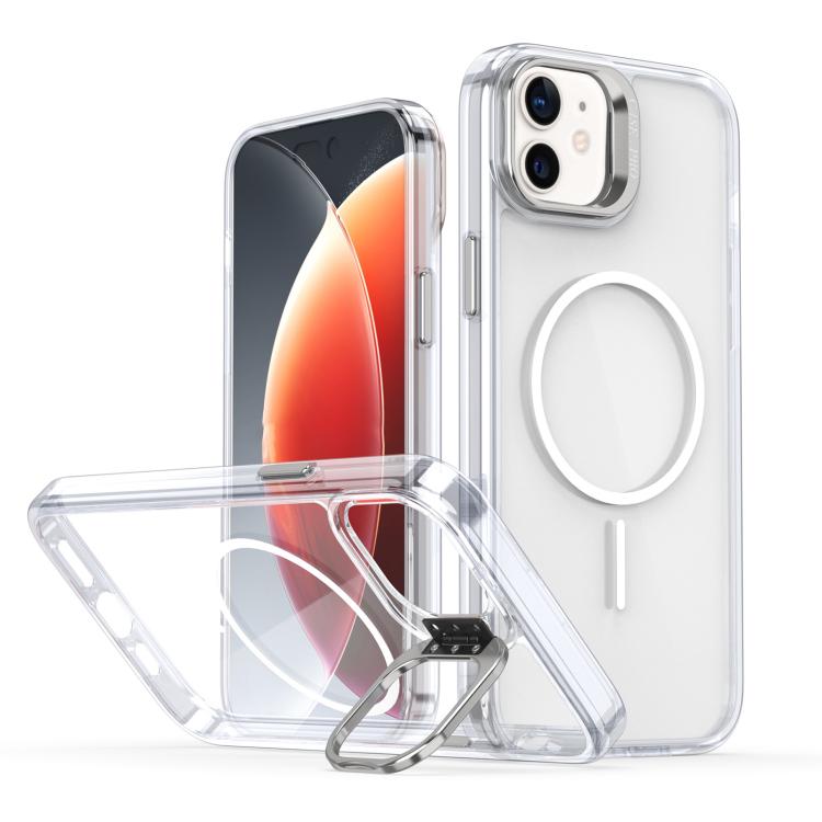 Bright Colour Clear MagSafe Lens Frame Holder Phone Case - For iPhone 12 Pro Max / 11
