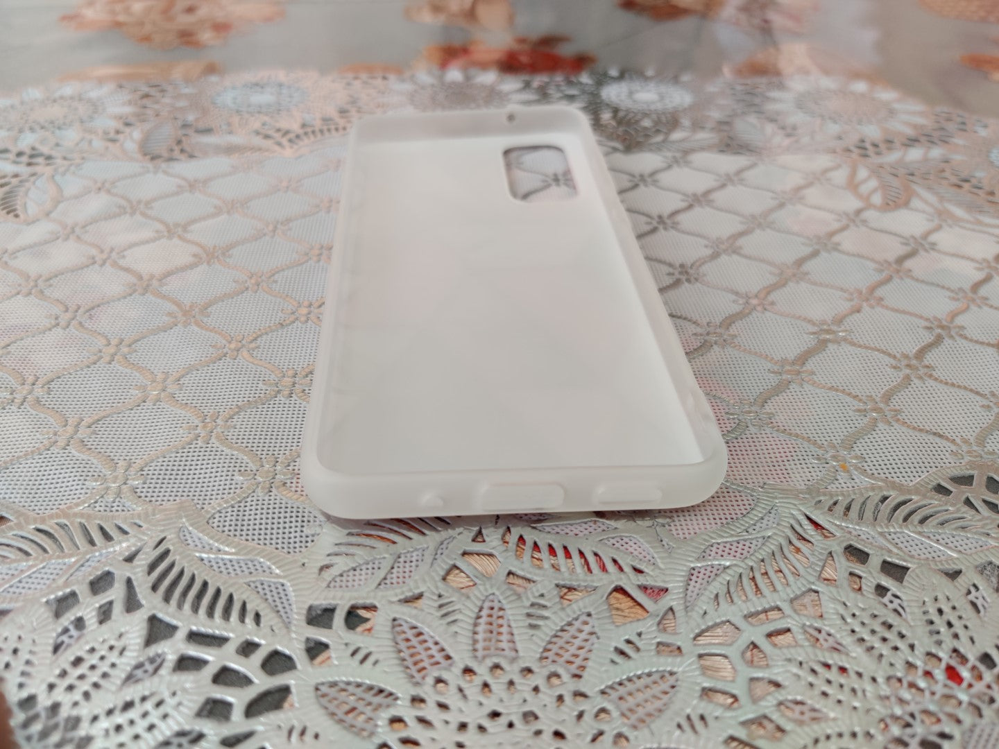 Marble Geometric TPU Coral Case - For Samsung Galaxy S20 - mosaccessories