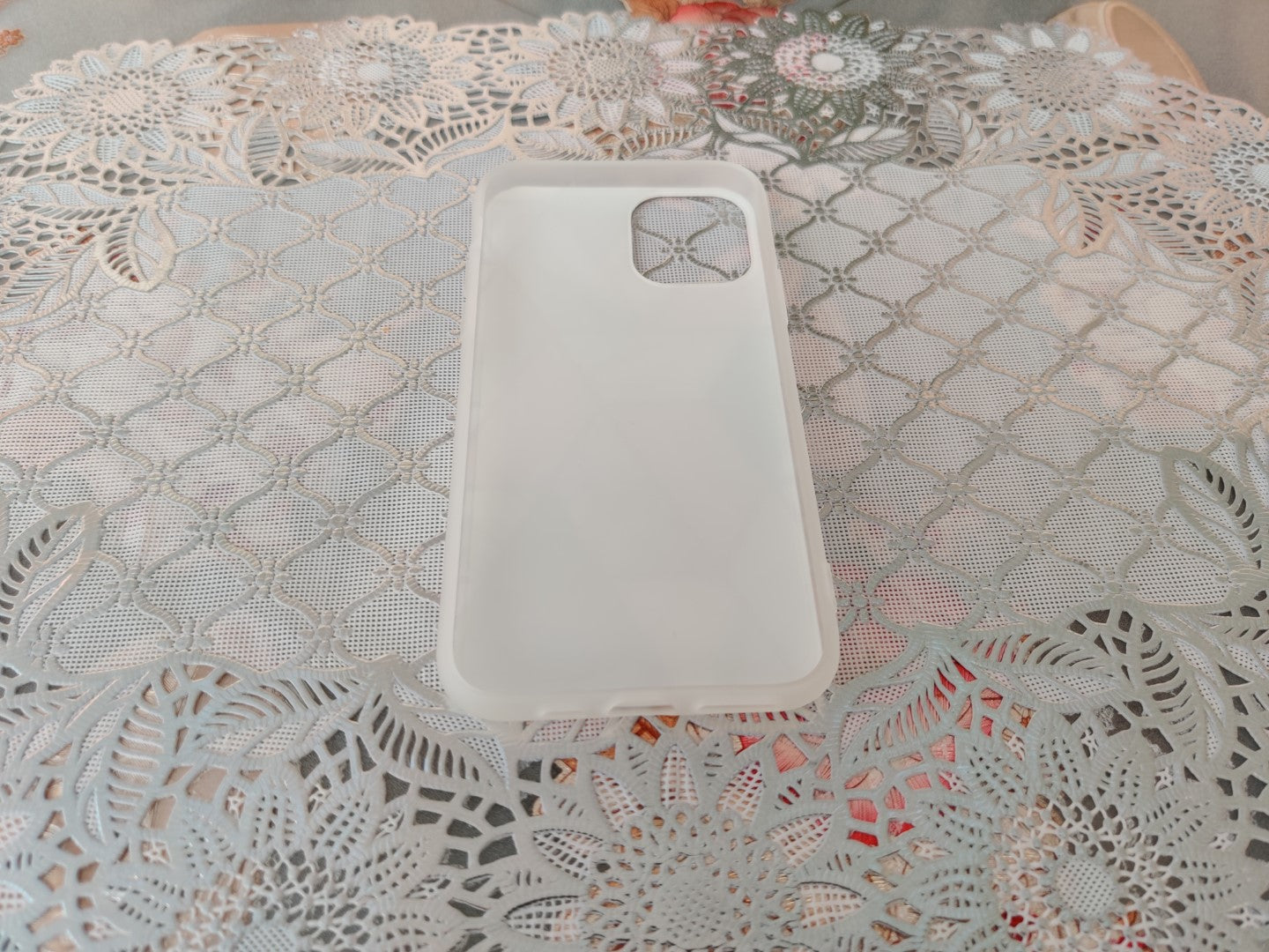 Marble Geometric TPU Coral Case - For iPhone 11 - mosaccessories