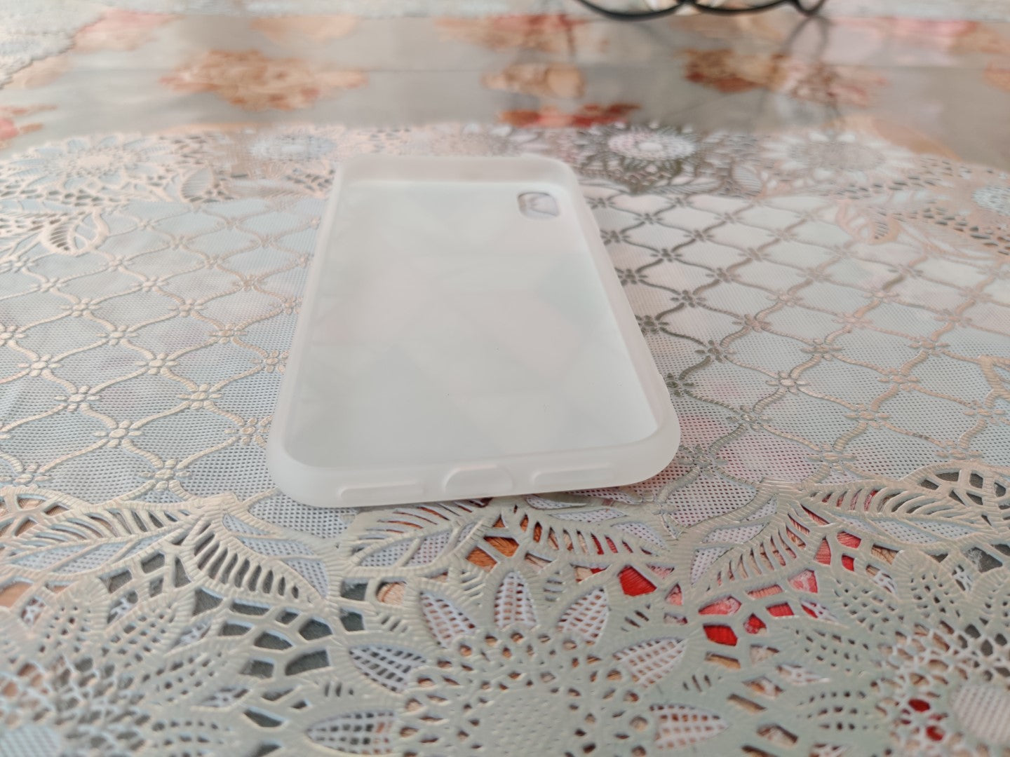 Marble Geometric TPU Coral Case - For iPhone XR - mosaccessories
