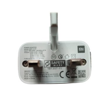 Xiaomi MDY-11-EY 33W Fast Turbo Charging Mains Plug White UK 3-Pin