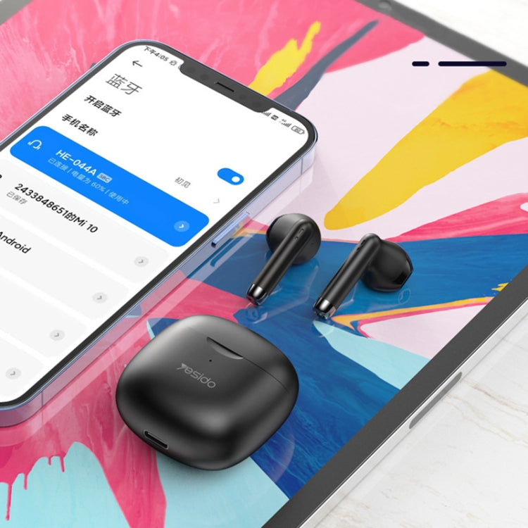 Yesido TWS09 TWS Wireless Bluetooth Earphone - Black - MosAccessories.co.uk