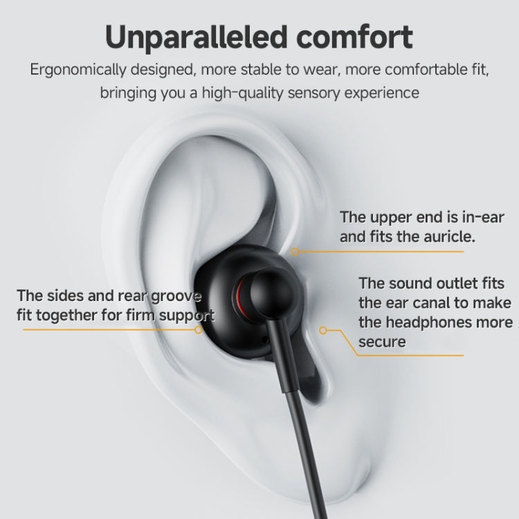 Yesido YH47 3.5mm Metal Line-Control In-Ear Wired Earphones