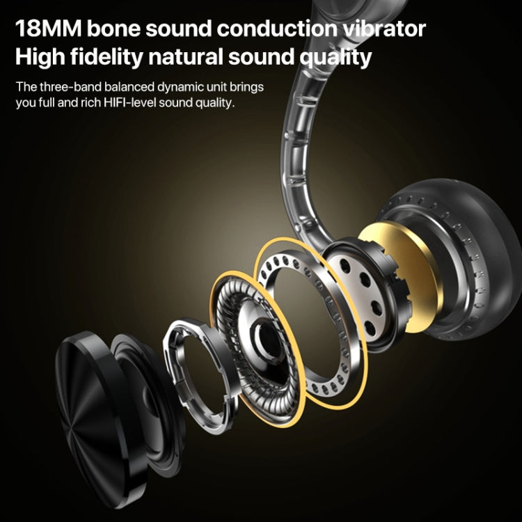 Yesido YSP12 Bone Conduction Bluetooth Wireless Neckband Earphone - MosAccessories.co.uk