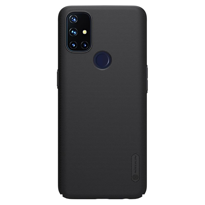 Nillkin Super Frosted Shield Hard Black Case - For OnePlus Nord N10 5G - mosaccessories