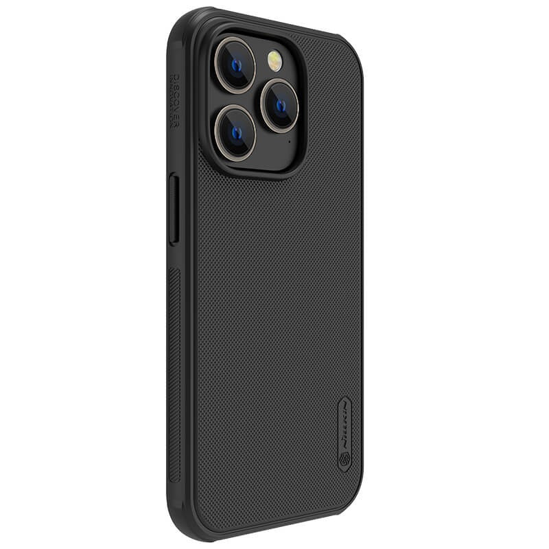 Nillkin Super Frosted Shield Pro Black Case - For iPhone 14 Pro - mosaccessories