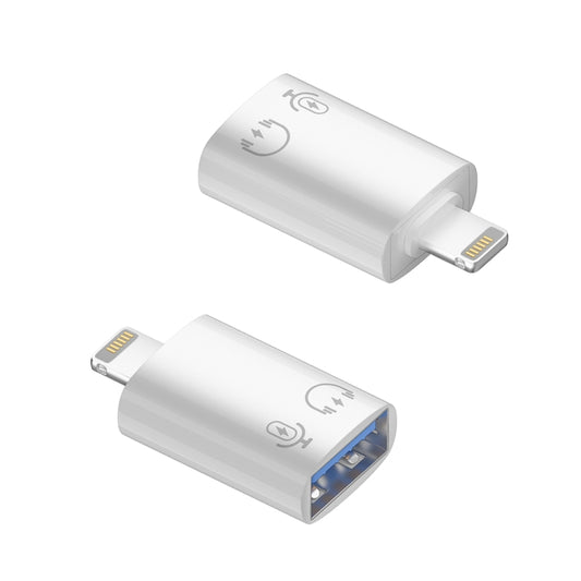 8 Pin Male to USB-A 3.0 Female OTG Adapter Converter - MosAccessories.co.uk