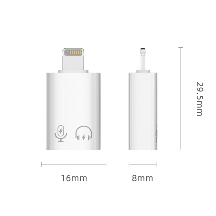 8 Pin Male to USB-A 3.0 Female OTG Adapter Converter - MosAccessories.co.uk