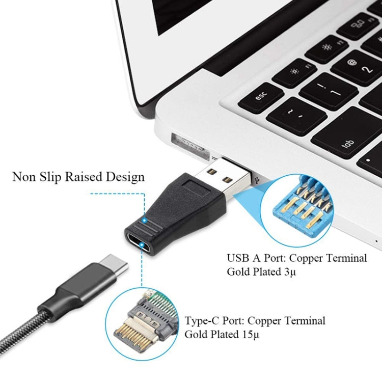 USB 3.0 Male to USB-C / Type-C 3.1 Female Connector Adapter - MosAccessories.co.uk