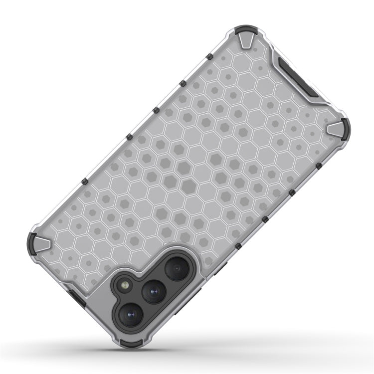 Honeycomb Shockproof PC + TPU Black Phone Case - For Samsung Galaxy A55 - MosAccessories.co.uk