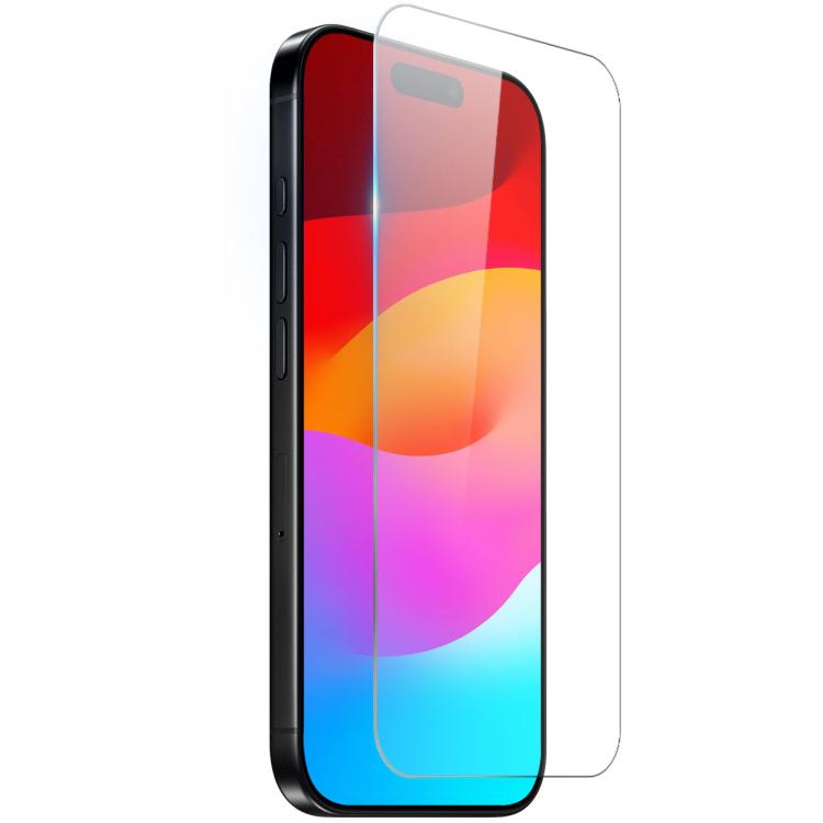 NORTHJO 3 in 1 TPU Clear Phone Case with Screen Film and Lens Film - For iPhone 17 / 16 / 15 / 14 / 13 / 12 Series