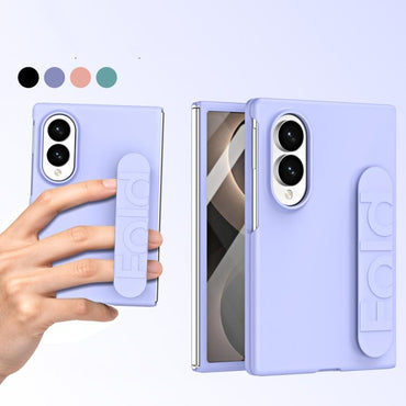 Elastic Wrist Grip Back Cover Phone Case - For Samsung Galaxy Z Fold7 / Fold6 / Fold8