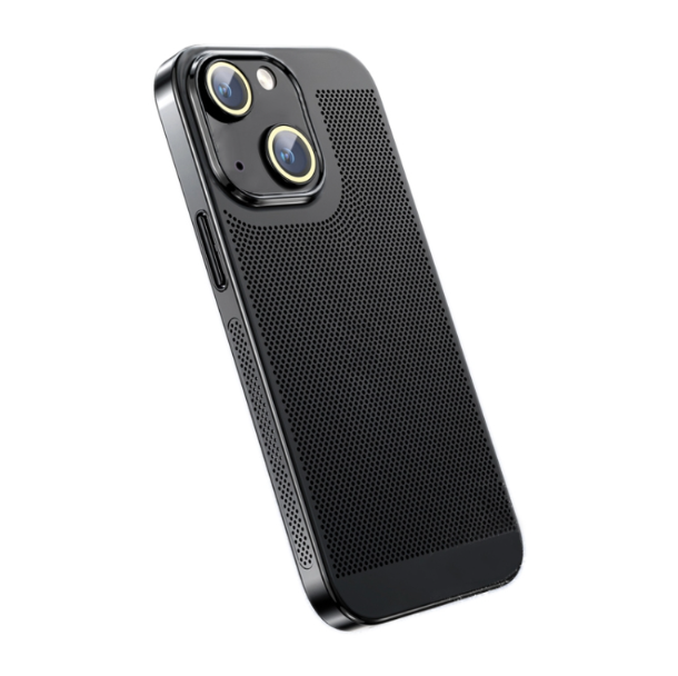 Ice Sense Heat Dissipation Electroplating PC Phone Case - For iPhone 13 - mosaccessories