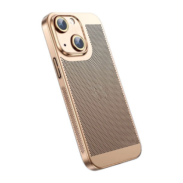 Ice Sense Heat Dissipation Electroplating PC Phone Case - For iPhone 13 - mosaccessories