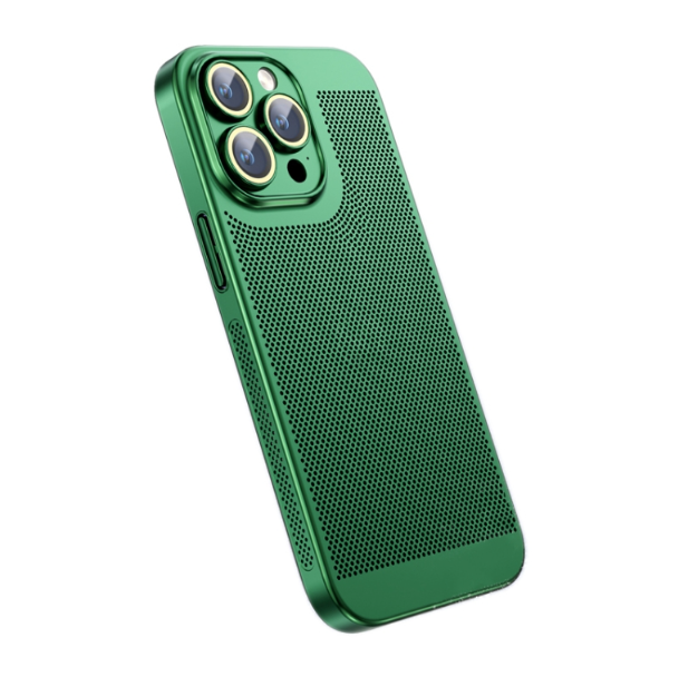 Ice Sense Heat Dissipation Electroplating PC Phone Case - For iPhone 13 Pro Max - mosaccessories