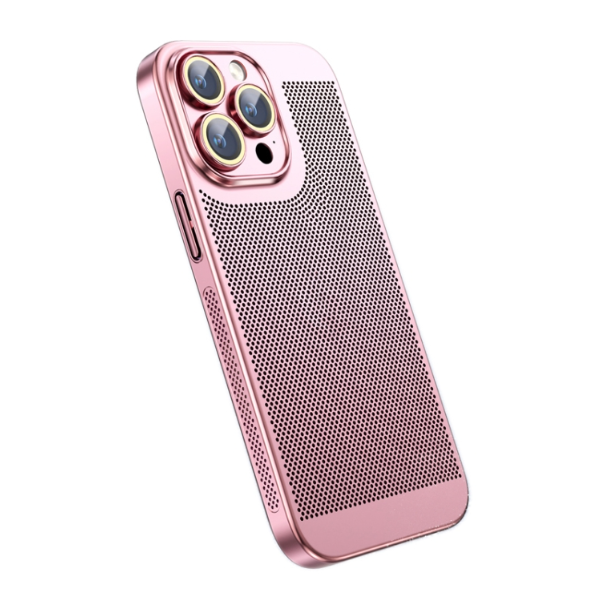 Ice Sense Heat Dissipation Electroplating PC Phone Case - For iPhone 13 Pro Max - mosaccessories