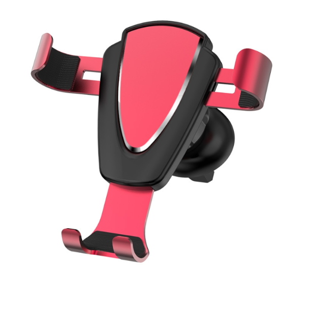 Mobile Phone Holder With Car Vent Car Navigation Support Frame - Pleasant Red - MosAccessories