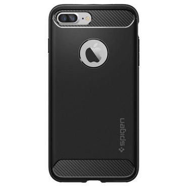 Spigen Rugged Armor Matte Black Case - For iPhone 8 Plus / 7 Plus