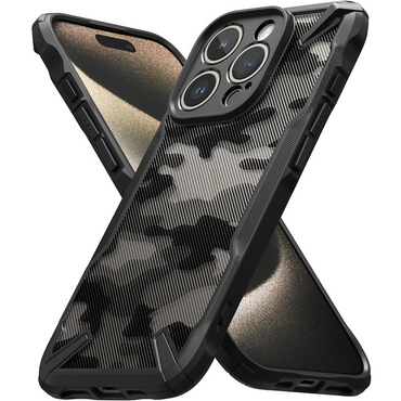 Ringke Fusion-X PC + TPU Bumper Phone Case - For iPhone 15 Pro - mosaccessories