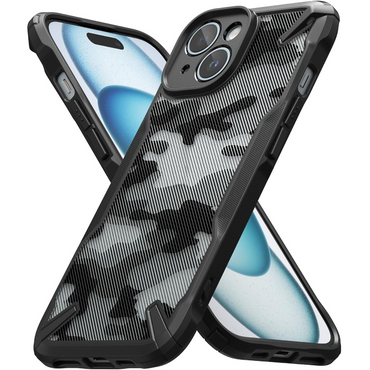 Ringke Fusion-X PC + TPU Bumper Phone Case - For iPhone 15 - mosaccessories